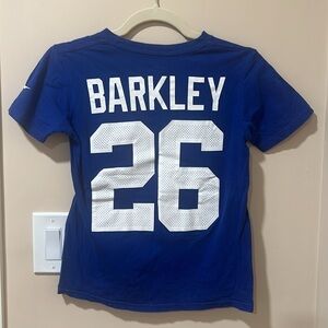 The Nike Tee- NY Giants - Saquon Barkley #26 Player T shirt Youth S